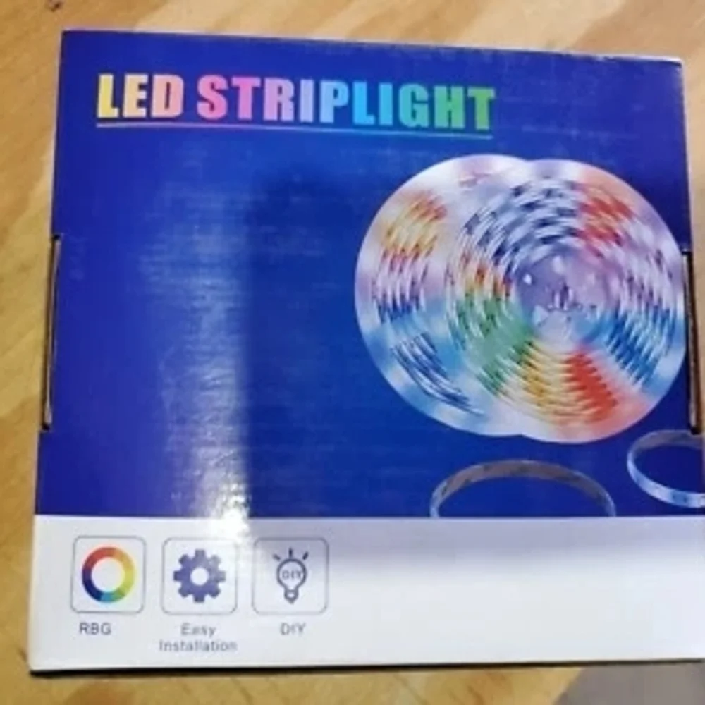NIB RGB LED Strip Light Kit with Controller.